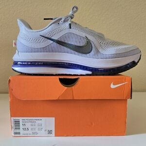 Nike Air Zoom Pegasus Premium White and Blue Shoes